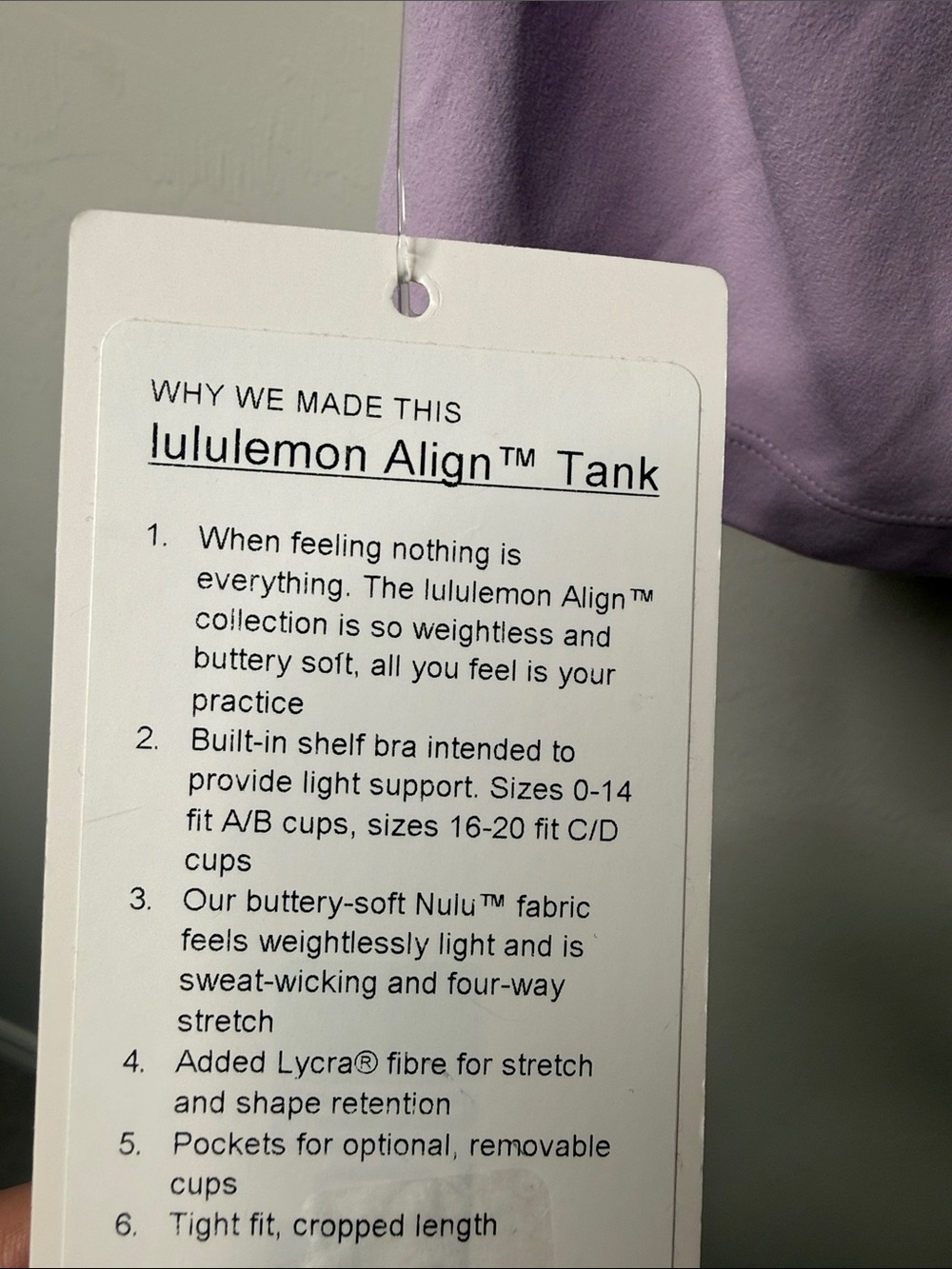 Lululemon Align Tank - Picture 4 of 4